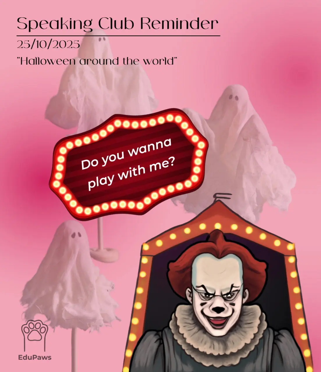🎃 SPEAKING CLUB REMINDER: "Halloween Around the World" 👻
Друзья, время тыквенных специй и жутковатых историй! Приглашаем вас на наш захватывающий Speaking Club, где мы исследуем самые колоритные хелло... | Сетка — социальная сеть от hh.ru