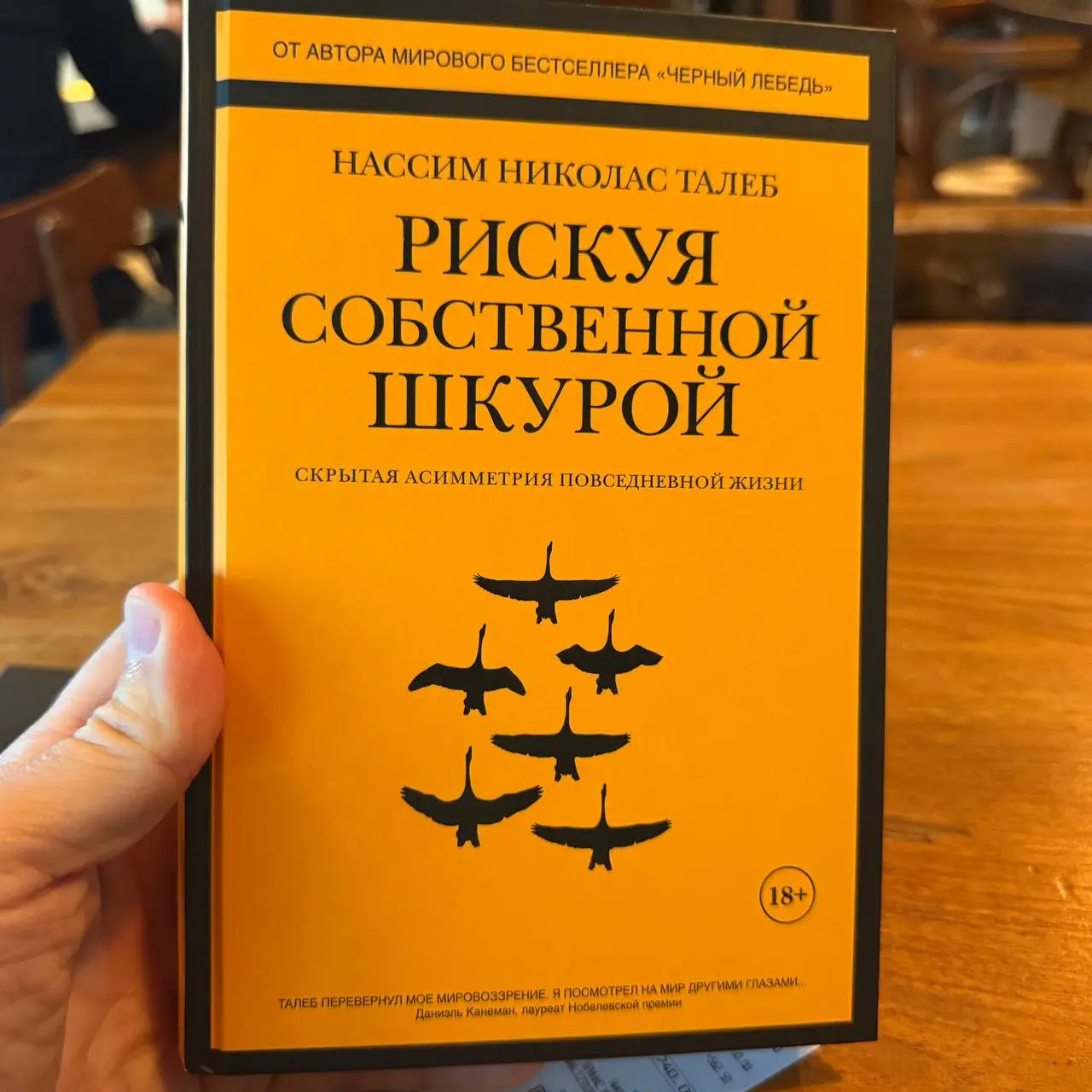 📘 “Рискуя собственной шкурой” — книга, после которой я начал сомневаться в своём интеллекте
Меня хватило ровно на сто страниц.
После этого мозг просто сказал: «всё, брат, дальше я без тебя» | Сетка — социальная сеть от hh.ru