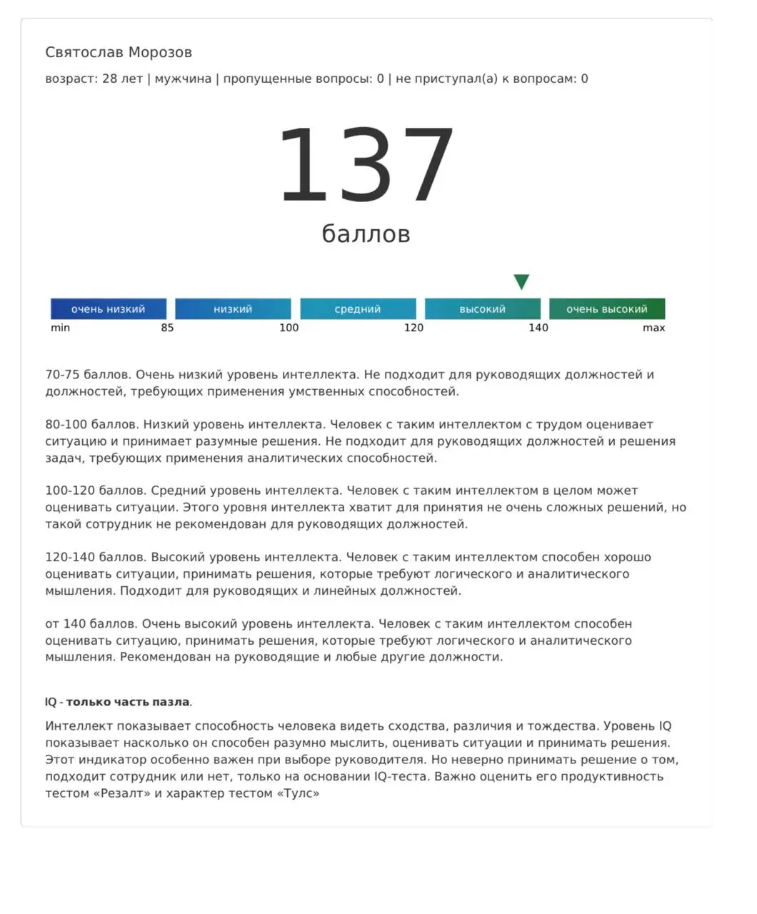 На практике редко когда сам прошу проходить кандидатов различные бесплатные и платные тесты на тип личности, soft skills, IQ | Сетка — социальная сеть от hh.ru