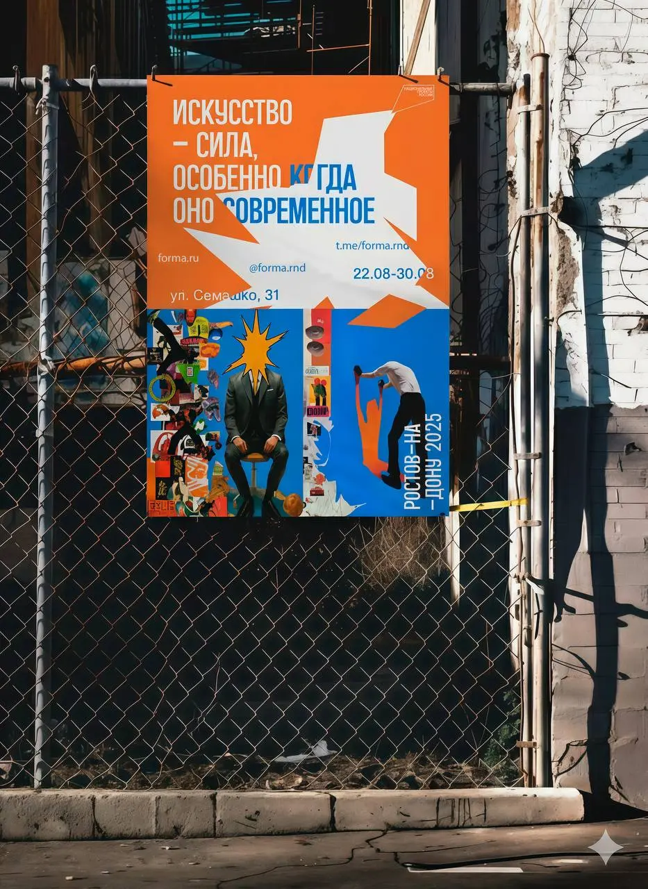 Плакаты для выставки современного искусства | Сетка — социальная сеть от hh.ru