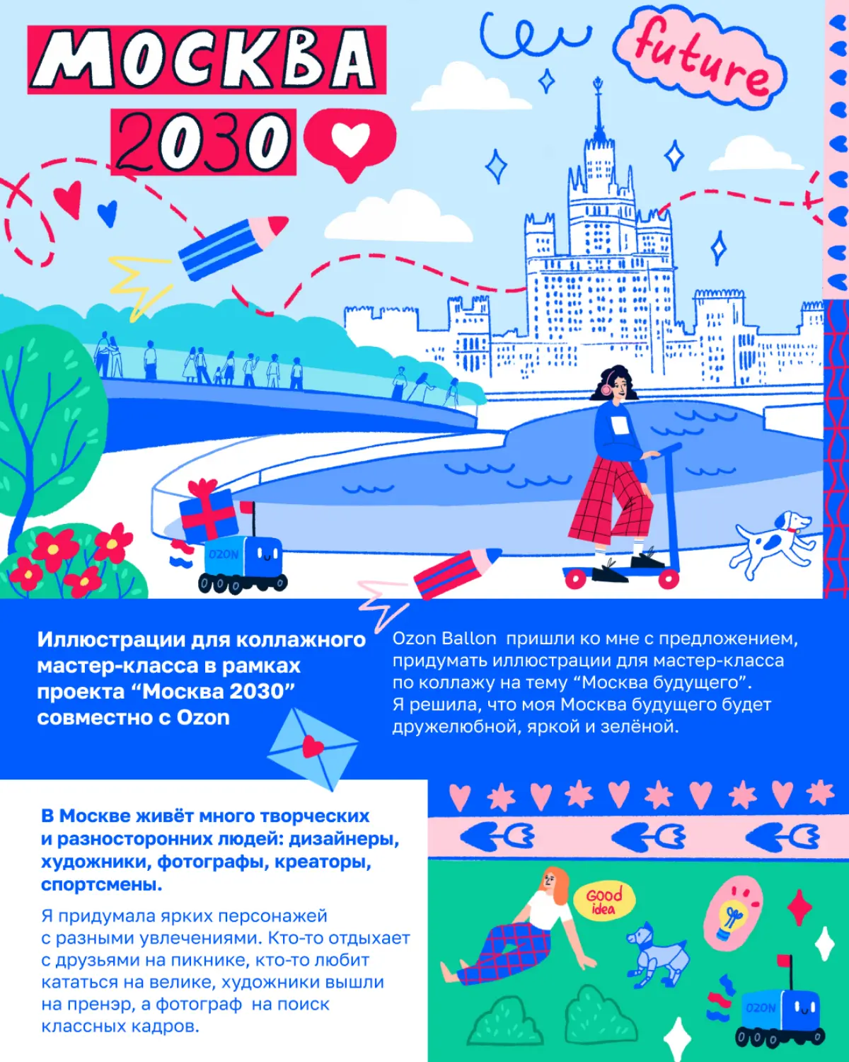 Что я рисовала для Ozon | Сетка — социальная сеть от hh.ru