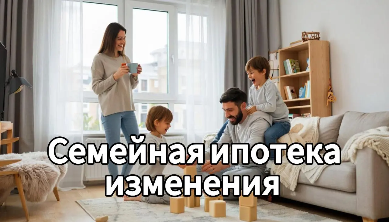 ❗️Важные изменения в семейной ипотеке с 2026 года
С 1 февраля 2026 года вступят в силу новые правила по программе «Семейная ипотека»:
🔹 Один договор — одна семья | Сетка — социальная сеть от hh.ru