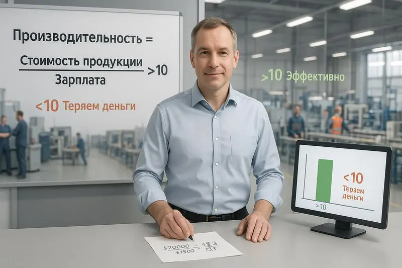 🟢
Как понять, что производство неэффективно — без аудита и консалтинга.
🎯
Не нужно сложных метрик и KPI, чтобы увидеть, где теряются деньги. Иногда хватает одного простого расчёта | Сетка — социальная сеть от hh.ru