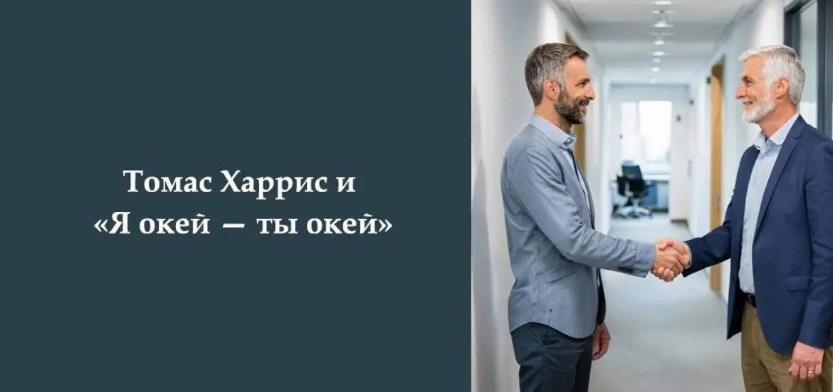 🌟 Я окей — Ты окей: формула здоровой жизни
Сегодня хочу поделиться с вами одной из ключевых идей транзактного анализа — позицией «Я окей — Ты окей» | Сетка — социальная сеть от hh.ru