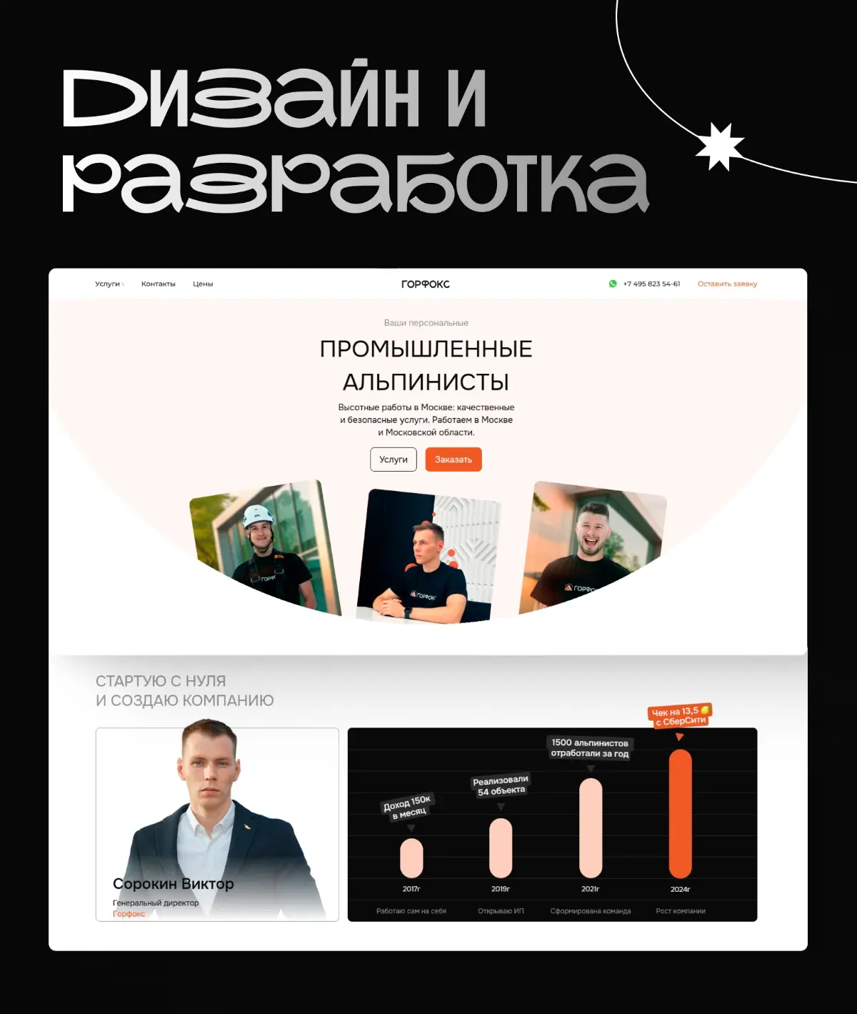 Веб-дизайн и разработка на Tilda | Сетка — социальная сеть от hh.ru