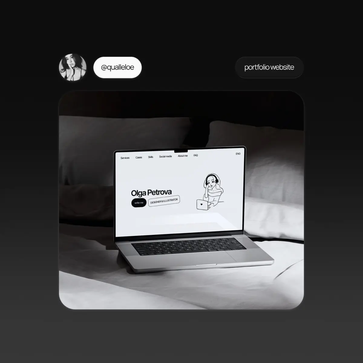 Сайт-портфолио | Сетка — социальная сеть от hh.ru