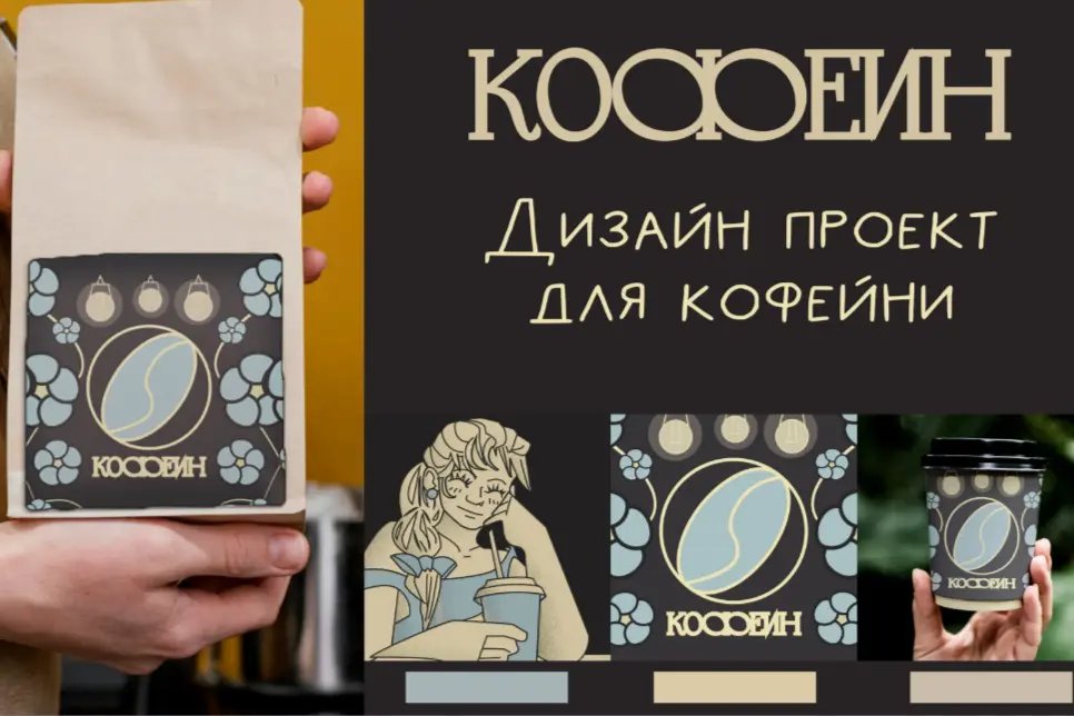 Дизайн проект для кофейни | Сетка — социальная сеть от hh.ru