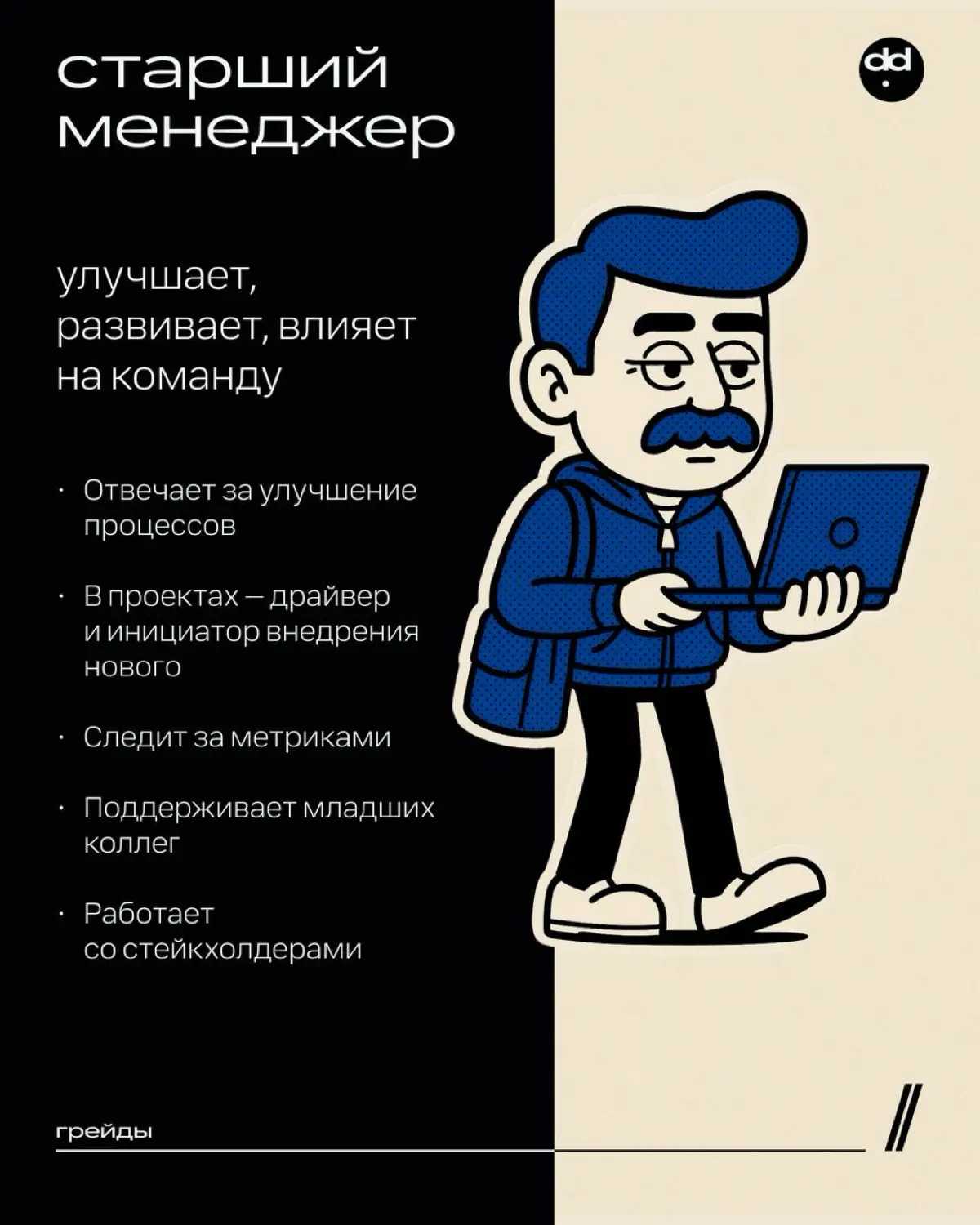 Вот скажи мне, тимлид, что нужно для повышения? Разве делать больше задач? Вот и коллеги говорят — делать больше задач | Сетка — социальная сеть от hh.ru