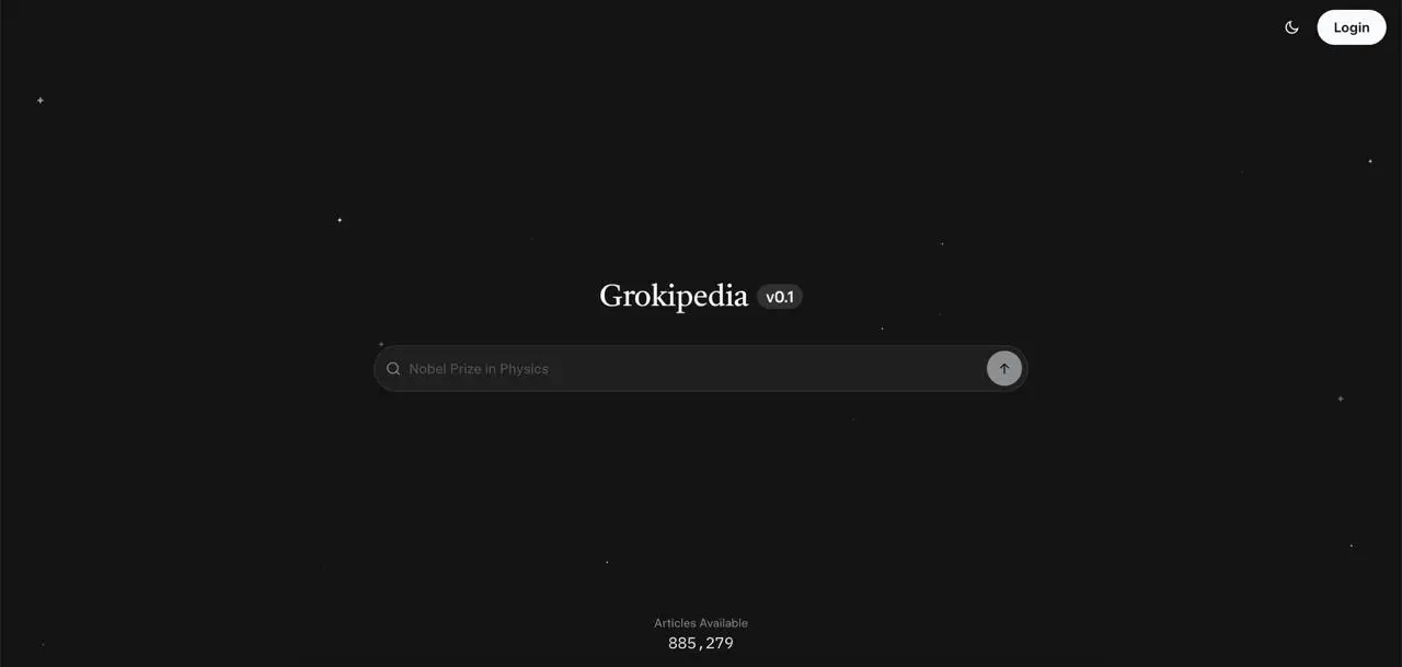 Этот день настал — Маск запустил свою собственную Wikipedia — Grokipedia.
Сейчас в энциклопедии доступно 885 000 статей | Сетка — социальная сеть от hh.ru