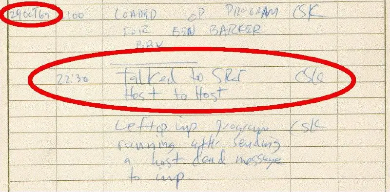 Сегодня интернету — 56 лет!
29 октября 1969 года учёные из UCLA и Стэнфорда впервые соединили два компьютера на расстоянии 640 км — и передали первое в истории сообщение по сети ARPANET | Сетка — социальная сеть от hh.ru