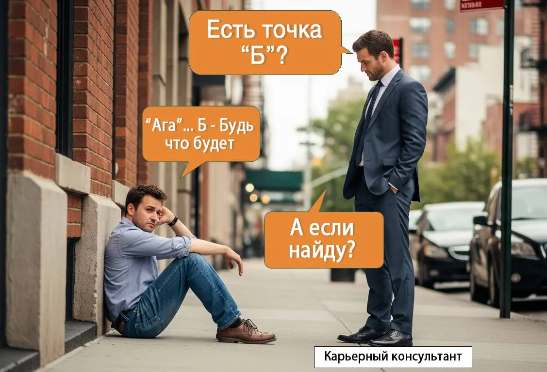 У меня нет точки «Б». Только смена компаний по принципу шило на мыло | Сетка — социальная сеть от hh.ru