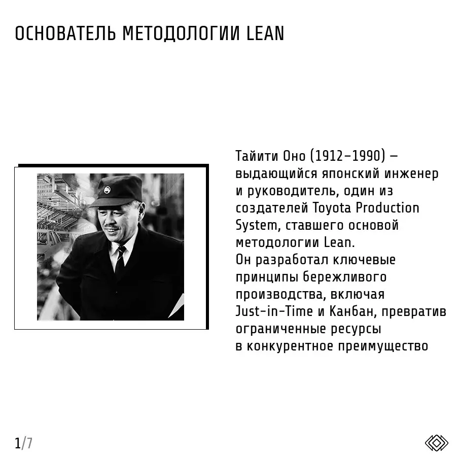 Те самые проджекты окунулись в историю и оказались в Японии 50-х годов прошлого века
Сегодня мы расскажем вам о том, как зародилась методология Lean
🏭В период с 1954 по 1964 год Тайити Оно, занимавший... | Сетка — социальная сеть от hh.ru
