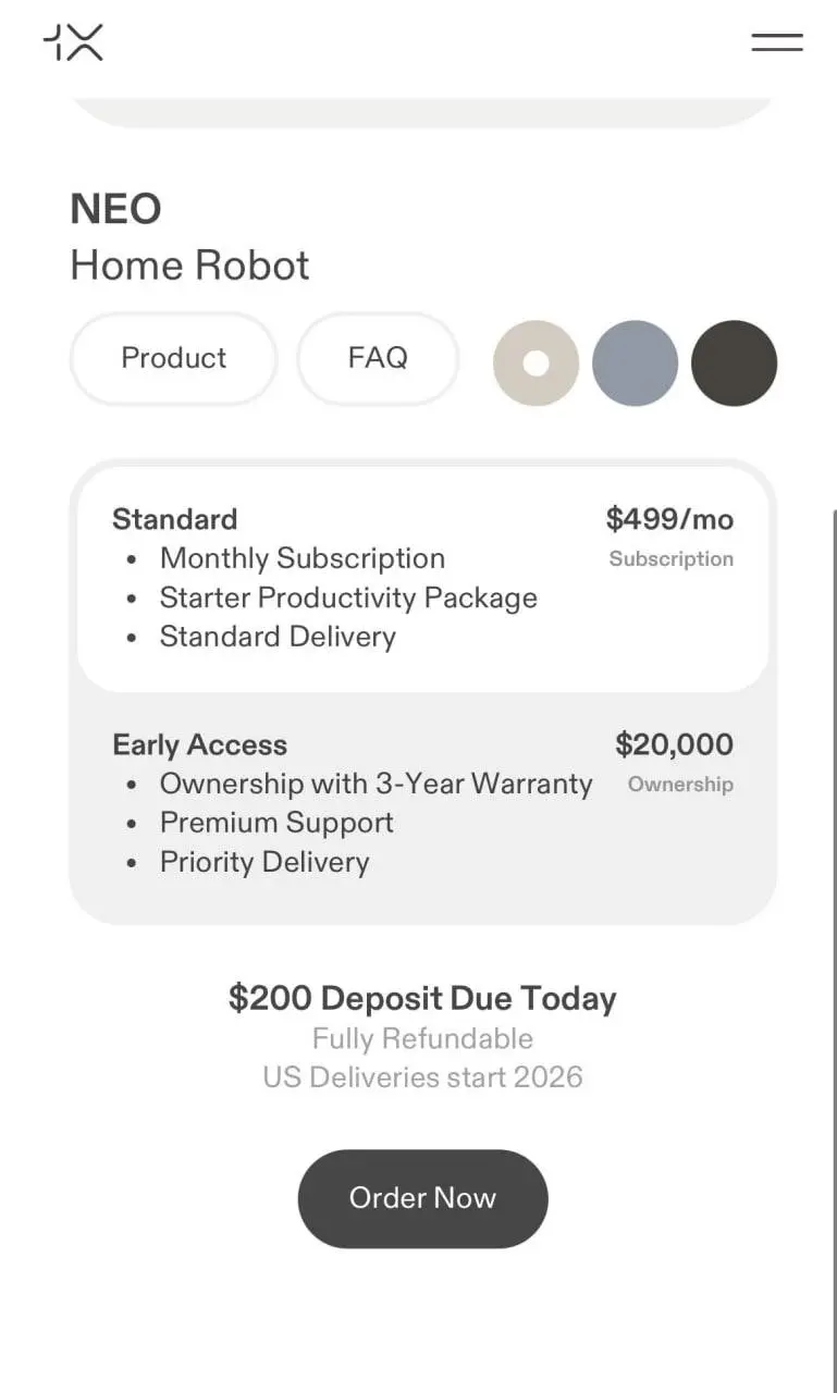 Заведи себе домашнего робота
Норвежский стартап открыл предзаказы на робота NEO | Сетка — социальная сеть от hh.ru