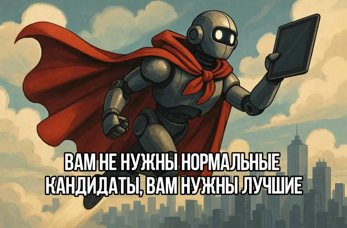Вам не нужны "нормальные" кандидаты, вам нужные лучшие. | Сетка — социальная сеть от hh.ru