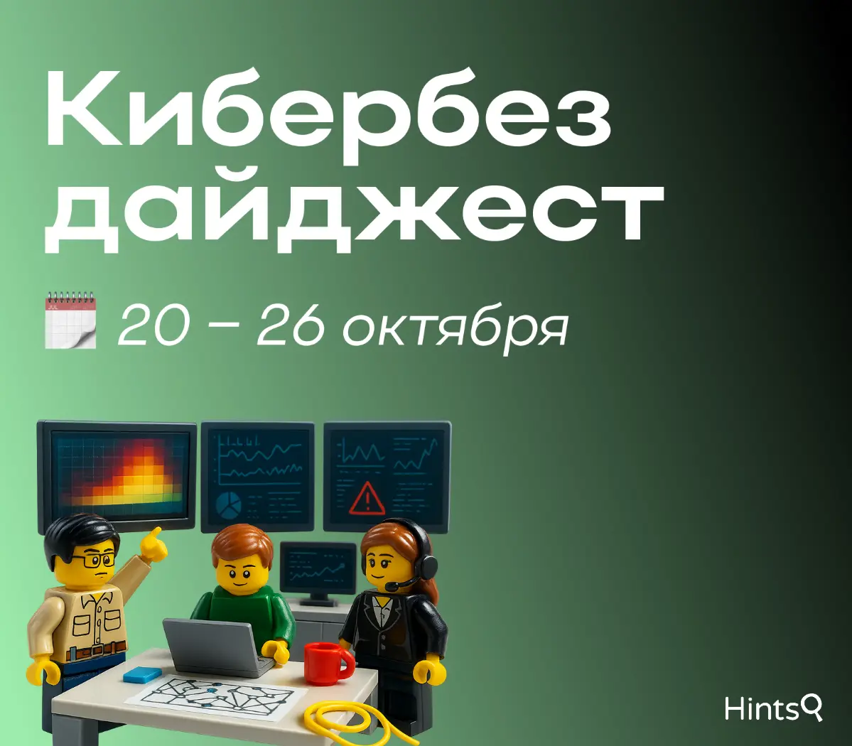 Кибербез дайджест от Hints с новостями за прошлую неделю ✨ | Сетка — социальная сеть от hh.ru