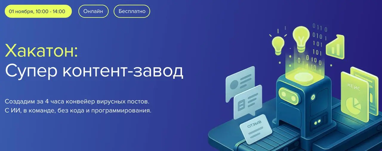 Андрей Торбичев, шеф канала “Индекс дятла”, а так же управляющий партнер инвестфонда «Месторождение» устраивает хакатон «Супер контент-завод». Меня пригласили в жюри (считаю это успехом) | Сетка — социальная сеть от hh.ru