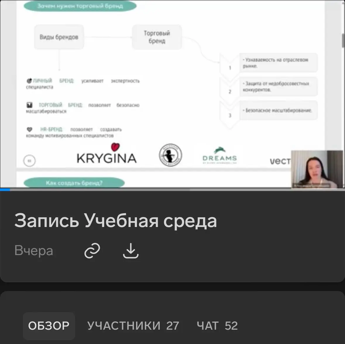 🤩 27 человек с разных городов Ленинградской области и один человек из Краснодара были слушателями моего вебинара про защиту прав на ОИС | Сетка — социальная сеть от hh.ru