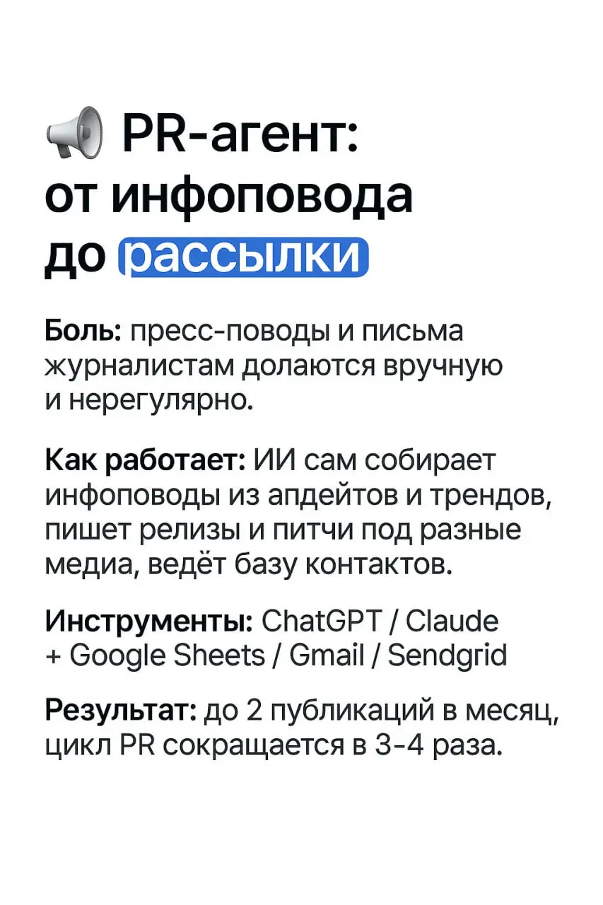🧠Чем именно тебе поможет ИИ в работе?
Многие из вас участвовали в опросах и кастдевах, делились своими задачами и болями — и по вашим ответам я выделил четыре самые популярные сферы, где чаще всего ну... | Сетка — социальная сеть от hh.ru