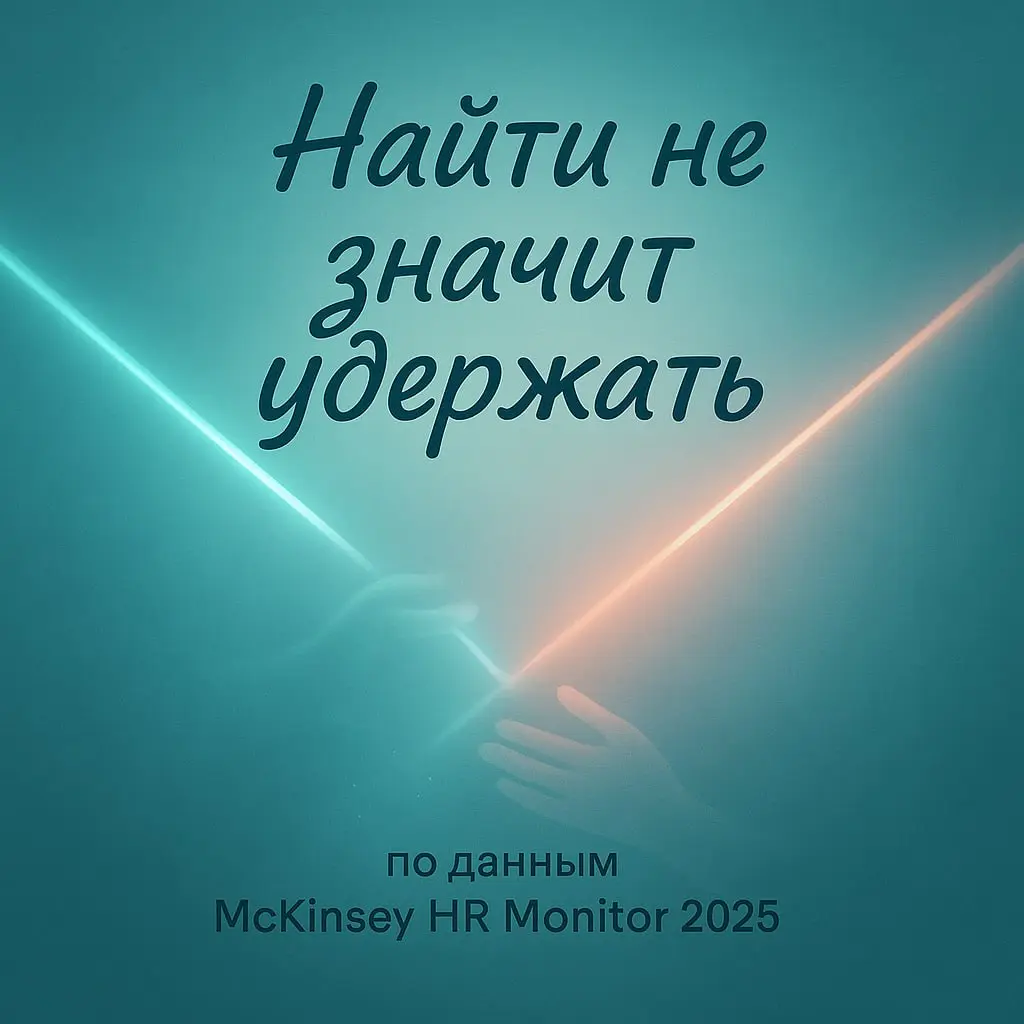 🎙Три сигнала от McKinsey, которые уже слышны и в России
McKinsey HR Monitor 2025 показывает:
рынок найма меняется быстрее, чем HR успевает перестроиться | Сетка — социальная сеть от hh.ru