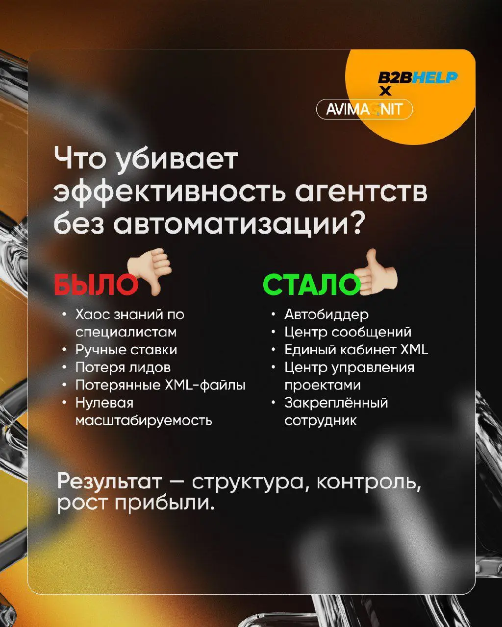 Ну что, ребятушки, готовы услышать, как мы тут свою рекламную империю прокачали? 🚀
Сегодня расскажу вам, как мы с помощью ребят из B2BHELP не только порядок в голове, но и в кошельке навели | Сетка — социальная сеть от hh.ru