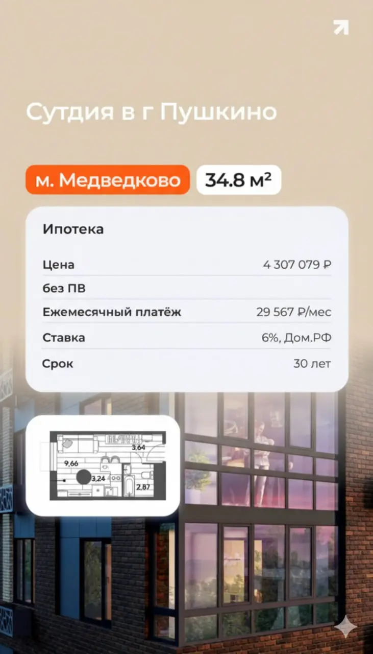 Я вам много говорю о том, что до конца низких цен и выгодных условий осталось 2-3 месяца. Но все же мы понимаем, что может быть такое, что денег на ПВ нет или не хватает | Сетка — социальная сеть от hh.ru