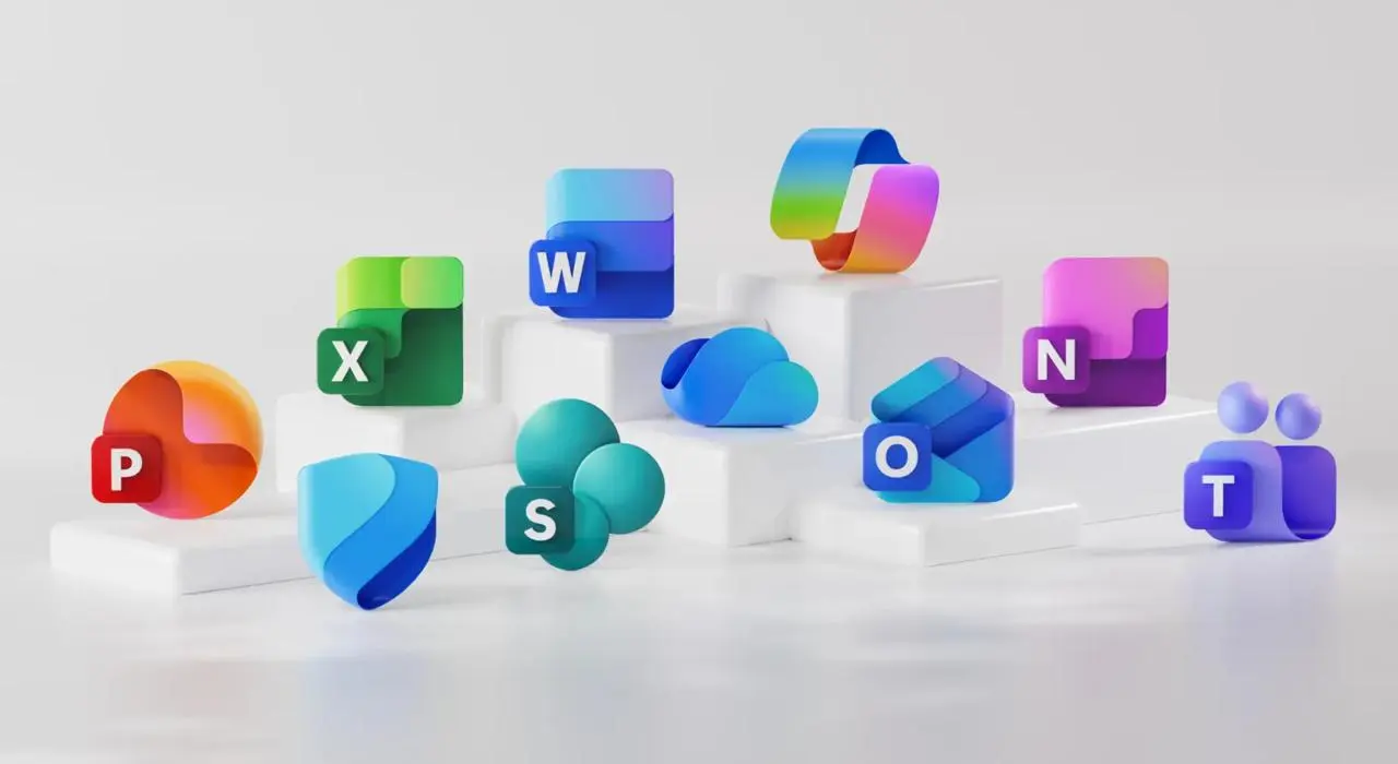 Обновлённые иконки Microsoft 365. В новой версии добавили больше скруглений и глубины. | Сетка — социальная сеть от hh.ru