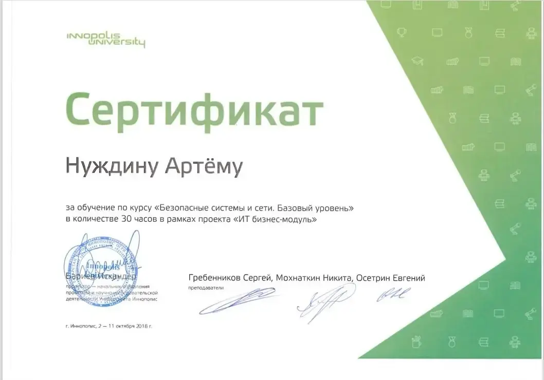 Network member avatar