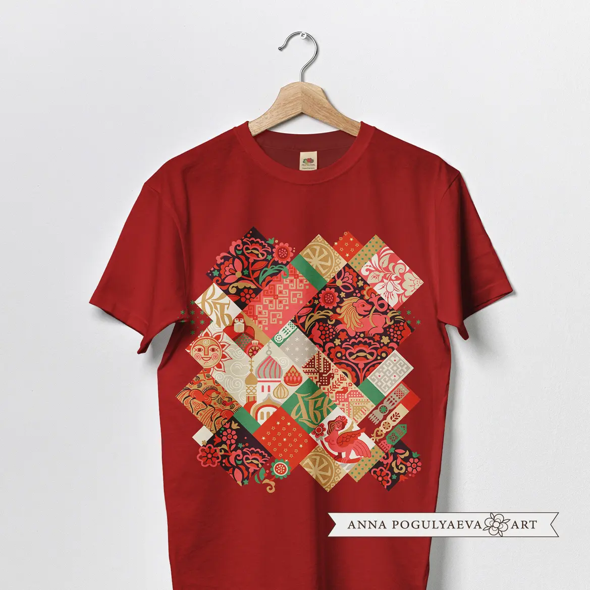 Векторная иллюстрация по мотивам лоскутного шитья | Сетка — социальная сеть от hh.ru