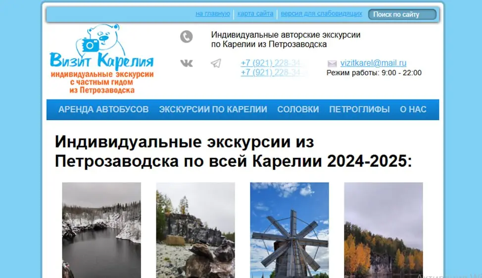 Кейс 1: Индивидуальные экскурсии по Карелии из Петрозаводска от Визит Карелия (скрины из Яндекс Директа и Метрики) | Сетка — социальная сеть от hh.ru