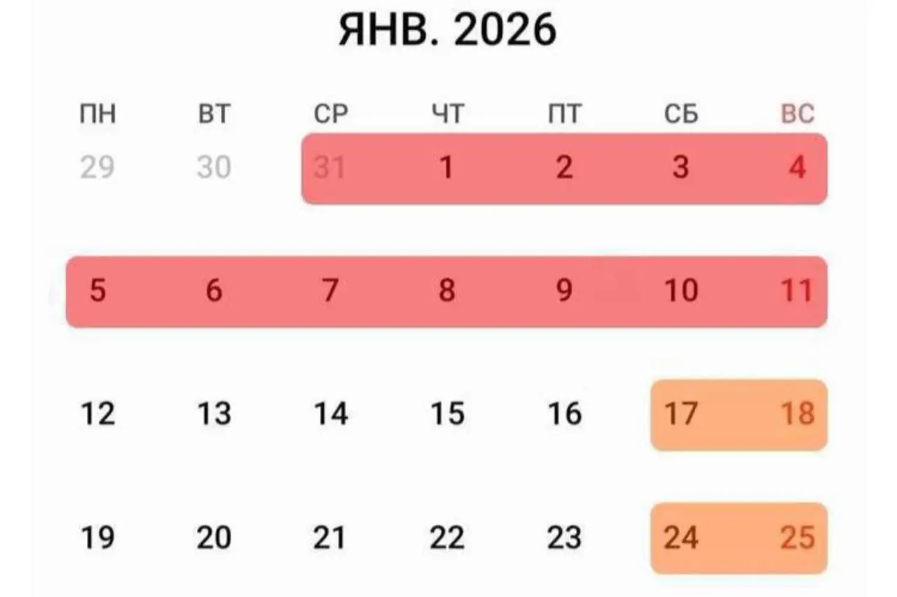🥳Перед Новым годом  ожидается двухдневная рабочая неделя
С 31 декабря официально будет 12 дней новогодних каникул
🔥 — рад(а) такой рабочей недели
📲Подпишитесь на Вдвижении
#бесплатно
В этом посте были... | Сетка — социальная сеть от hh.ru