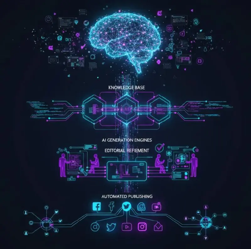 Контент-завод. Что я увидела изнутри.
Обещала практику - держите инсайты 😎
Последние недели я погружена в проекты, где мы внедряем AI-системы для контента | Сетка — социальная сеть от hh.ru