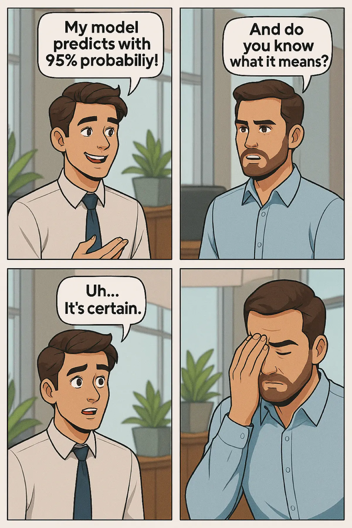 💬 «Когда ты не понимаешь вероятность» | Сетка — социальная сеть от hh.ru