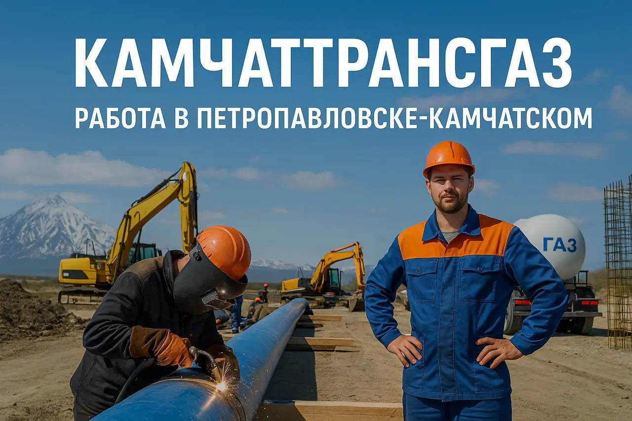 ООО «КамчатТрансГаз» приглашает в Петропавловск-Камчатский!
🔧 Вакансии
Сварщик РД (НАКС КО, ГО) — 800 ₽/ч
Монтажник ТТ — 500 ₽/ч
Разнорабочий — 400 ₽/ч
Электромонтажник — 160 000 ₽/мес
Мастер СМР — 18... | Сетка — социальная сеть от hh.ru