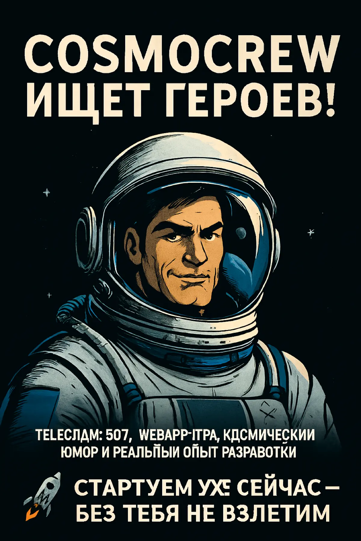 Приглашаю делать telegram bot  от «Привет»  до Full Stack 🚀 | Сетка — социальная сеть от hh.ru