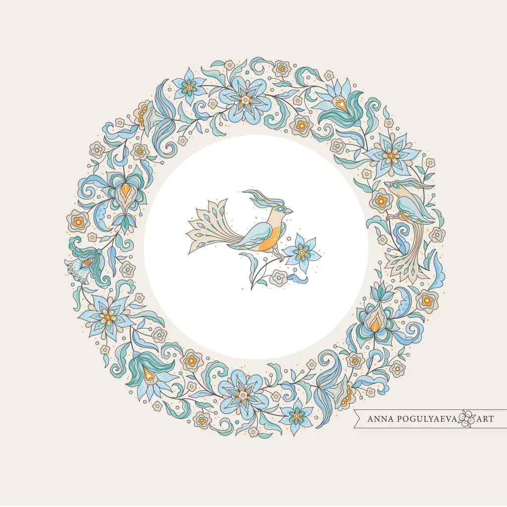 Логотип и принты в восточном стиле. Векторная иллюстрация | Сетка — социальная сеть от hh.ru