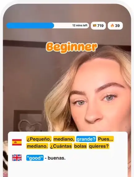 Parrot — TikTok для изучающих испанский.
Я учу языки почти всю жизнь, сначала английский, потом греческий, теперь вот испанский | Сетка — социальная сеть от hh.ru