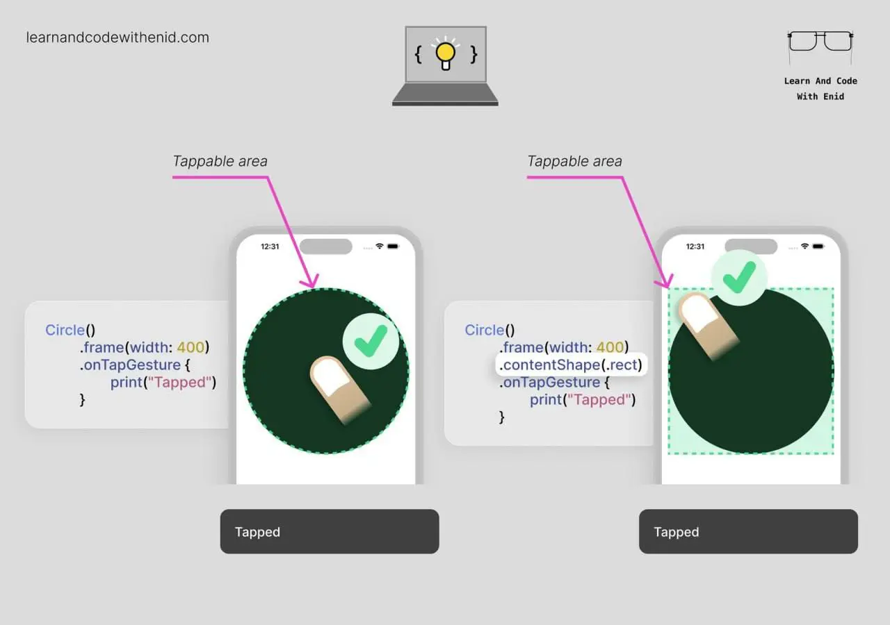 Совет по SwiftUI
Если вью не реагирует на тапы как ожидается, используйте contentShape(), чтобы задать её интерактивную область | Сетка — социальная сеть от hh.ru