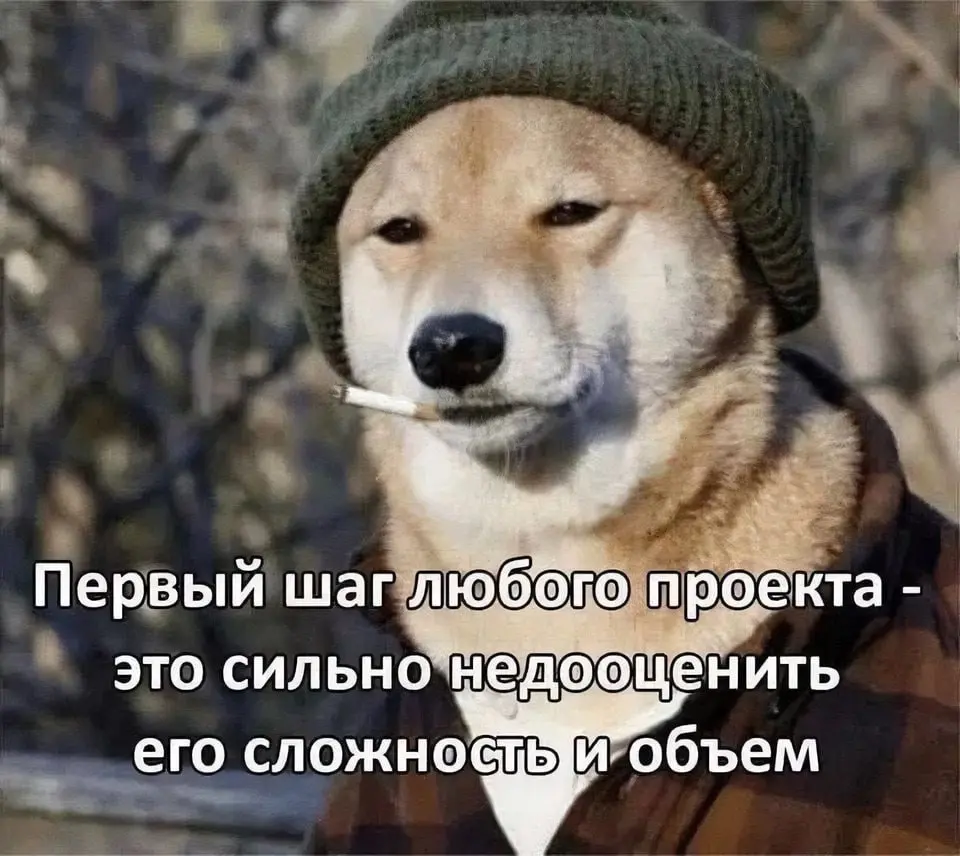Тот самый момент, когда на старте проекта СТО говорит: «Да тут дел на пару спринтов» | Сетка — социальная сеть от hh.ru