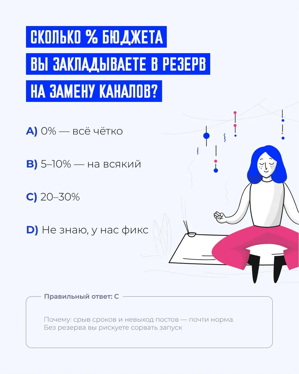 👩🏼‍💻 Telegram-посевы: 8 вопросов, которые мы задаем себе перед каждой кампанией
Недавно я делился новым материалом, где собрал всё, что помогает сделать посевы управляемым перформанс-каналом | Сетка — социальная сеть от hh.ru