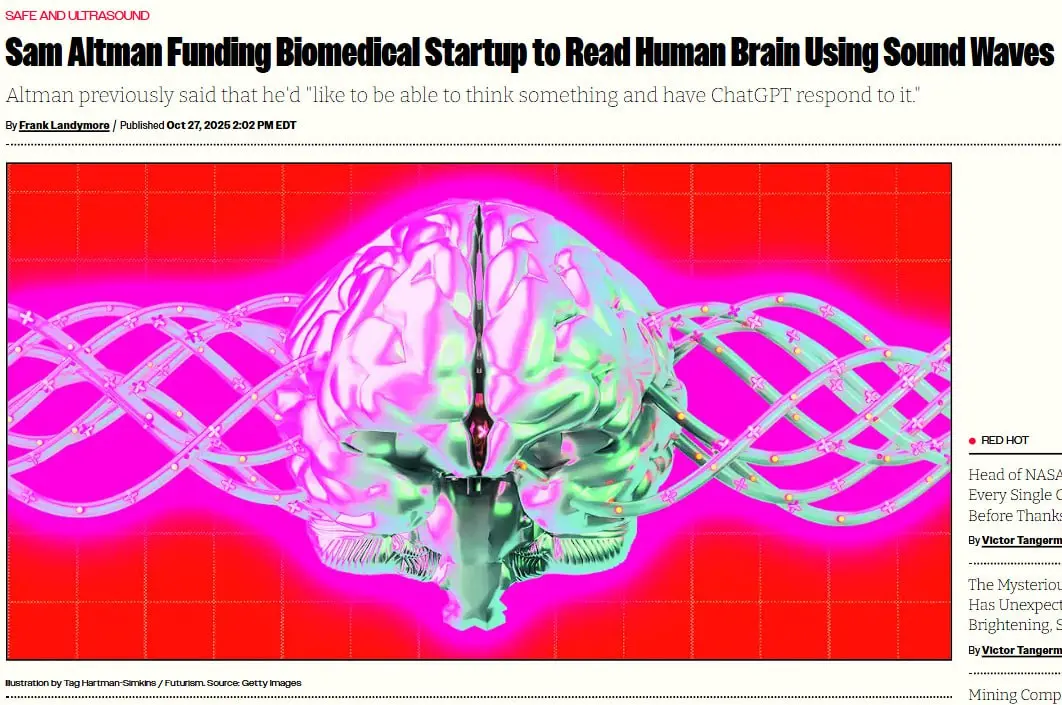 Сэм Альтман тоже хочет всех "чипировать" | Сетка — социальная сеть от hh.ru