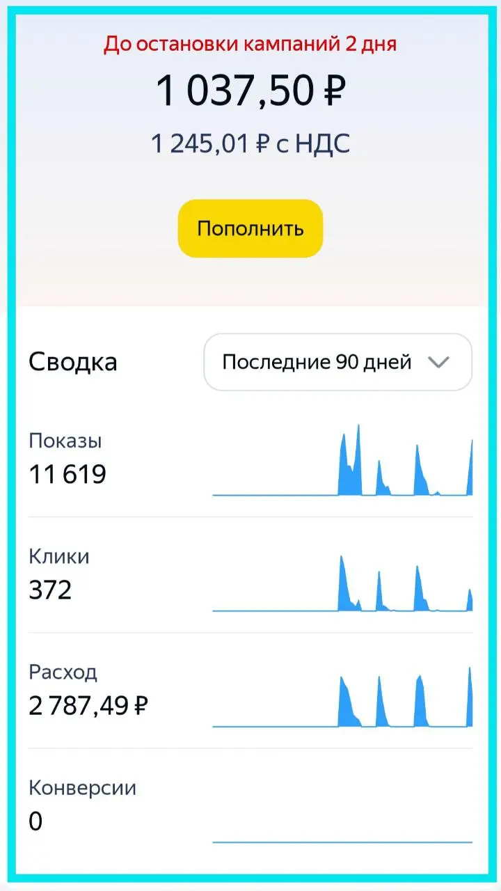 Статистика дополнительного трафика в Wibes, из Яндекс Директа 🤔 | Сетка — социальная сеть от hh.ru