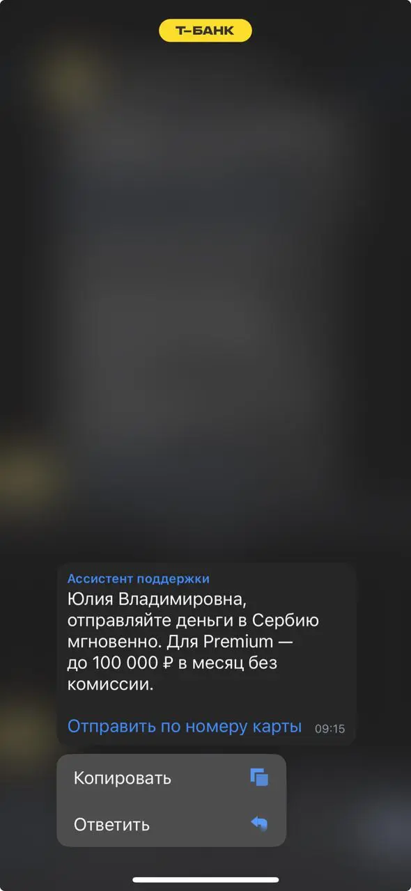 Пост для моих подписчиков-релокантов из Сербии 🇷🇸
В Т-Банке сделали бесплатные переводы по номеру карты | Сетка — социальная сеть от hh.ru