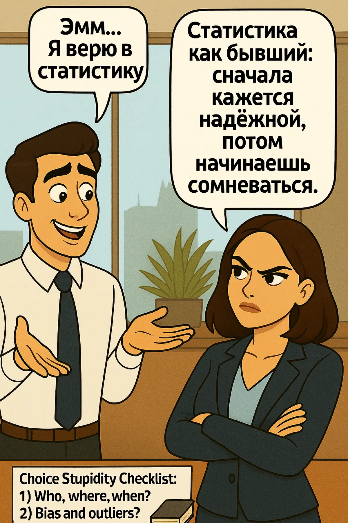 💬 «Когда ты веришь в статистику, как в гороскоп» | Сетка — социальная сеть от hh.ru