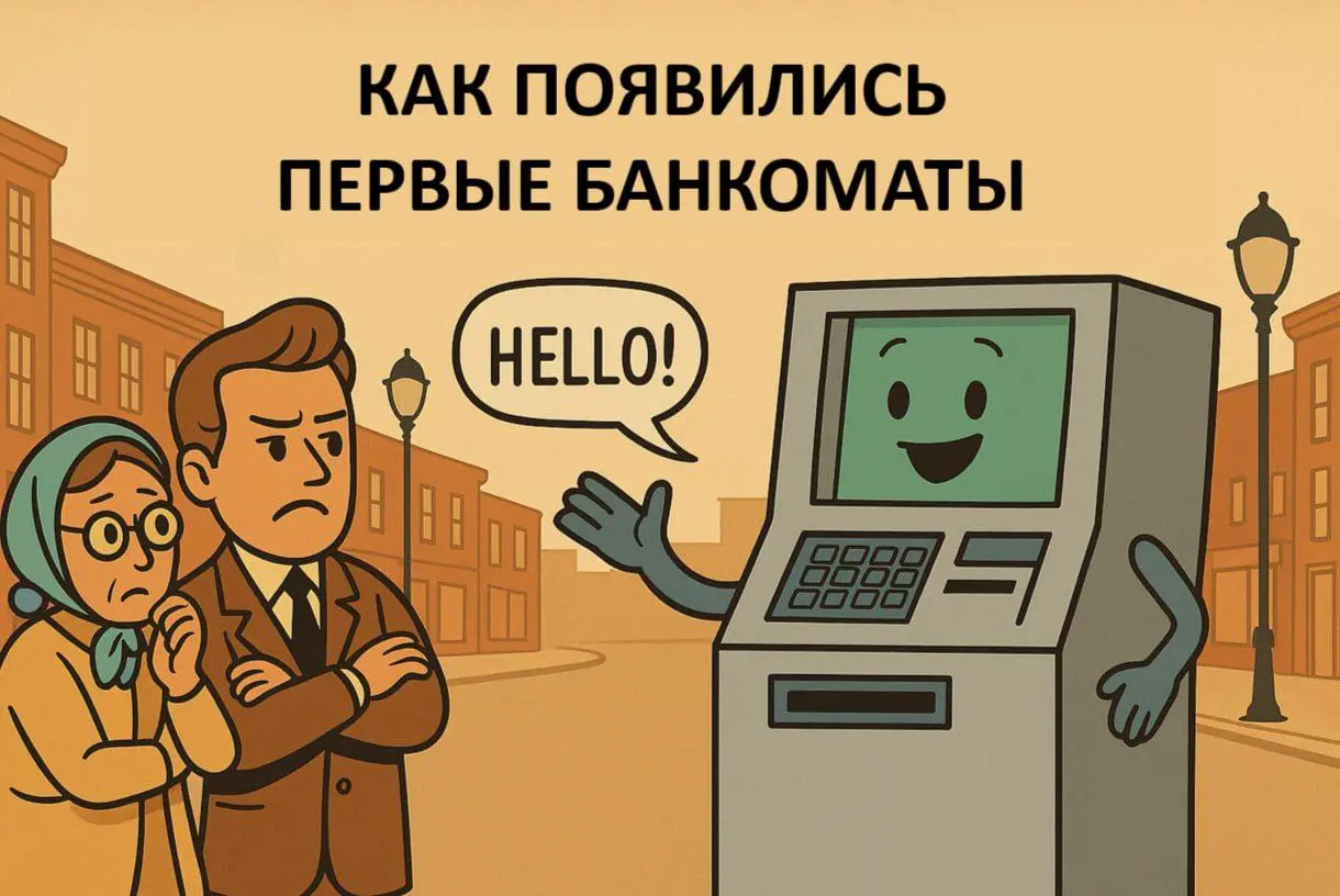 🏦 Как появились первые банкоматы — и почему люди им не доверяли?
Представьте: вы подходите к стене, вставляете бумажный чек с радиоактивной меткой — и из щели выдаётся пачка наличных | Сетка — социальная сеть от hh.ru