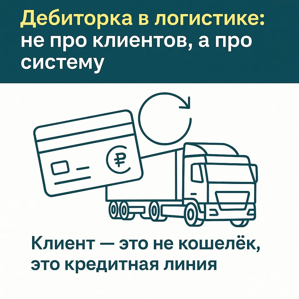 💰 Дебиторка в логистике: не про клиентов, а про систему
Один из самых частых вопросов, который я слышу в логистических компаниях:
«Как сделать так, чтобы клиенты платили вовремя?»
Ответ — никак | Сетка — социальная сеть от hh.ru
