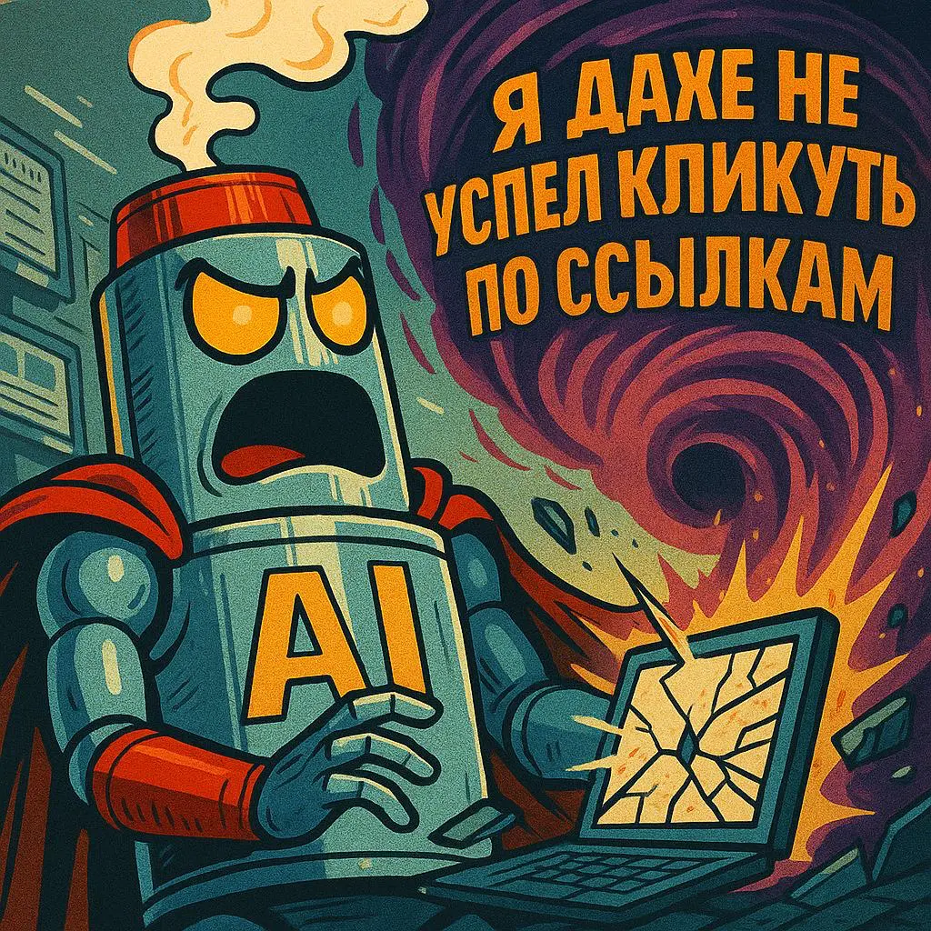 Я ДАЖЕ НЕ УСПЕЛ КЛИКНУТЬ ПО ССЫЛКАМ
За последние полгода я наблюдаю, как меняется поведение людей в поиске. ChatGPT выпустил браузер. Perplexity выпустил браузер | Сетка — социальная сеть от hh.ru