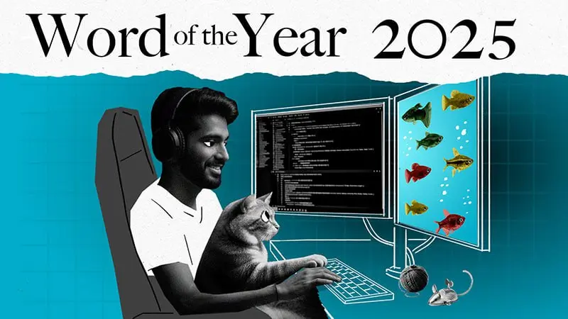 📖 Слово года — vibe coding
Словарь Collins назвал vibe coding словом 2025 года. Да, тот самый термин Андрея Карпаты про общение с ИИ на уровне "сделай хорошо", а не на уровне переменных и синтаксиса | Сетка — социальная сеть от hh.ru