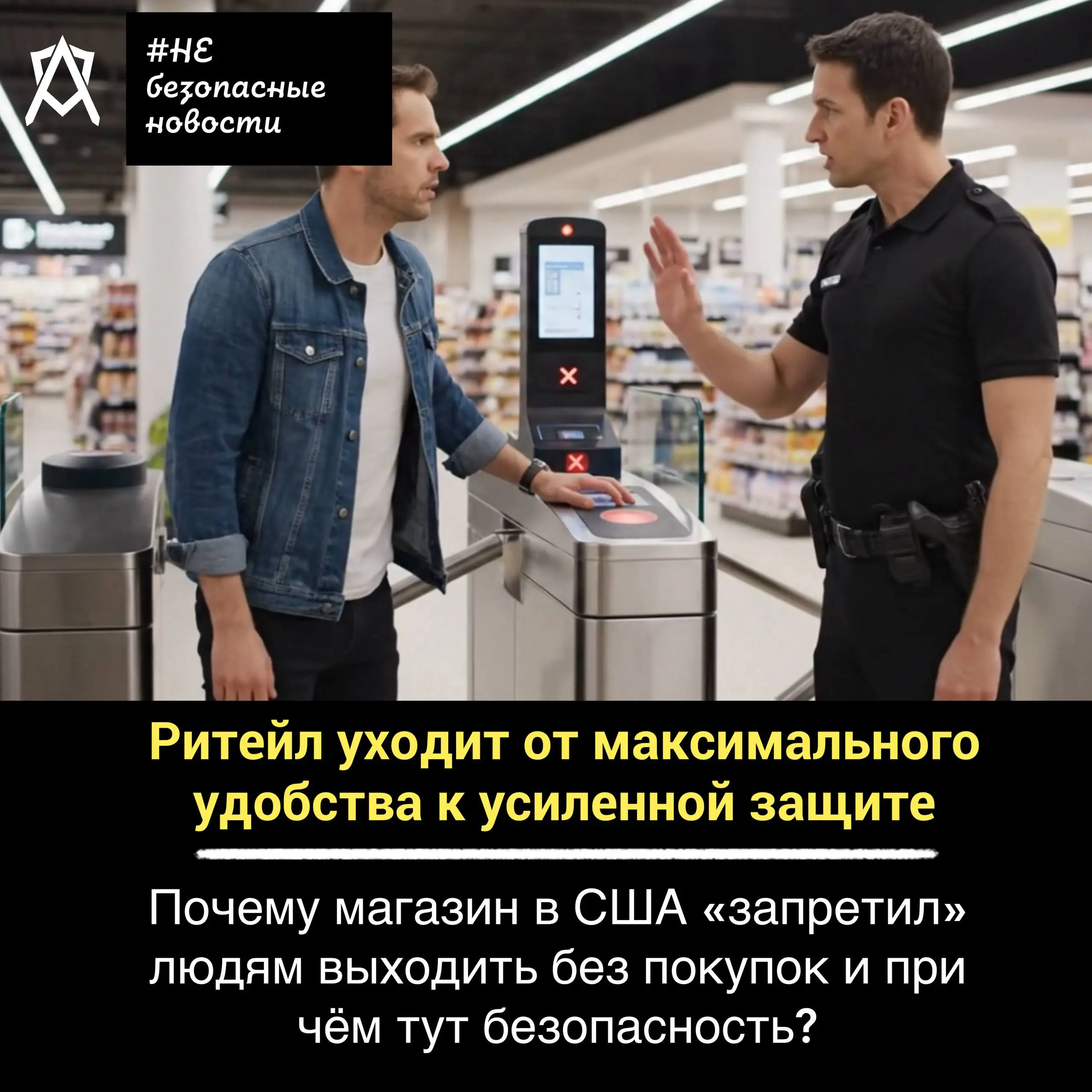В магазине американской сети Safeway, расположенном на Кинг-стрит в Сан-Франциско, появилась уникальная «фишка» — оказывается, теперь его нельзя покинуть без покупок | Сетка — социальная сеть от hh.ru