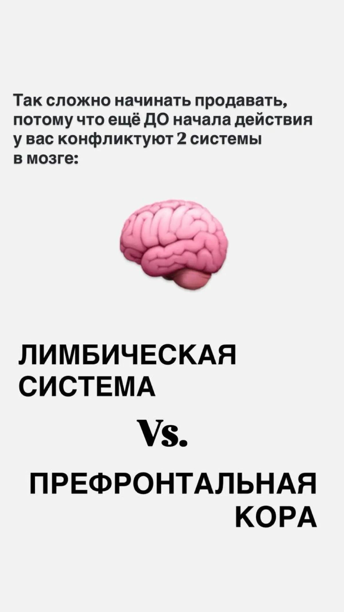 Хотите расскажу, почему вы всеми возможными способами саботируете действия в сторону развития? Начать продавать/делать контент/собрать наконец своё портфолио, etc
Потому что в вашей голове происходит ... | Сетка — социальная сеть от hh.ru
