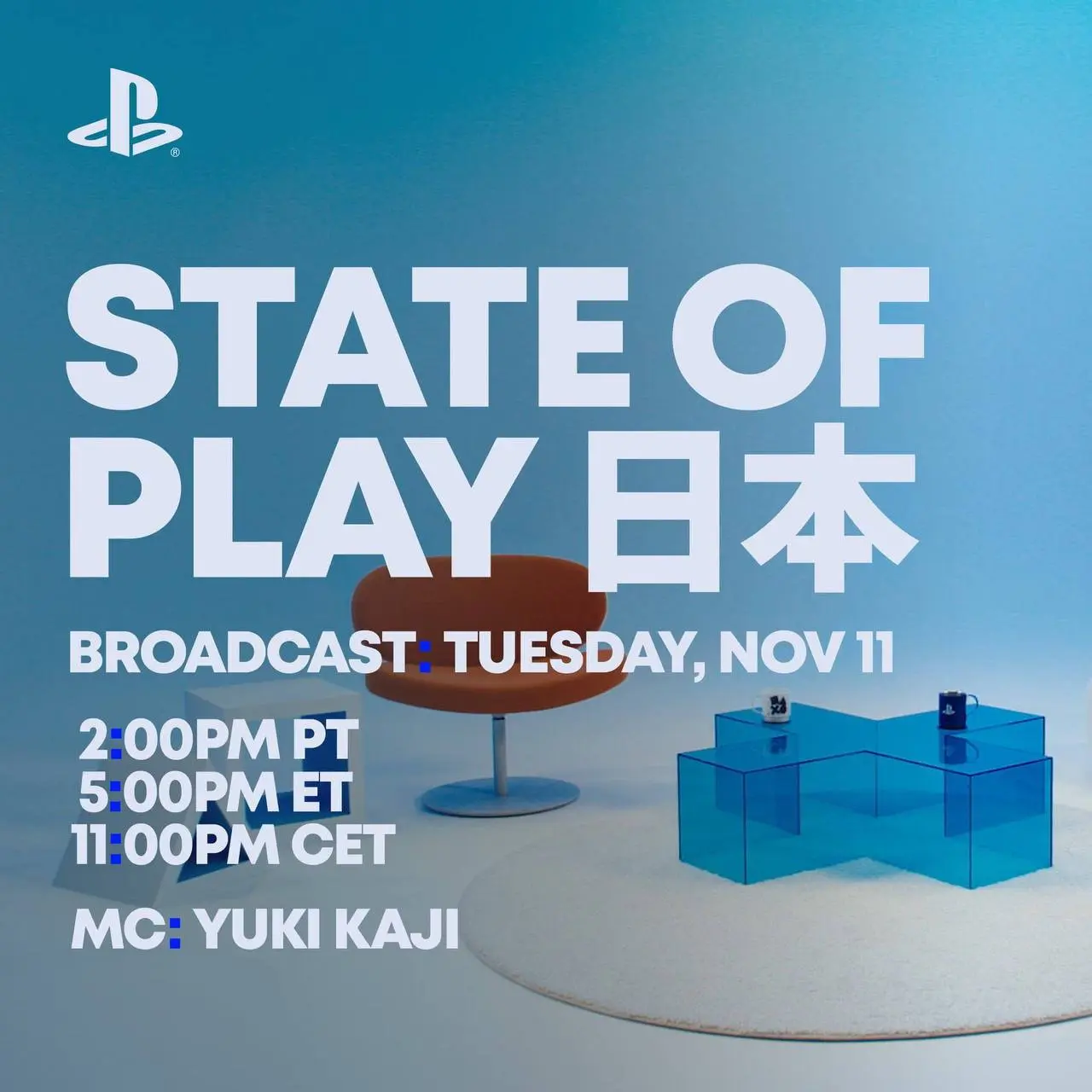 State of Play пройдёт12 ноября в 01:00 (МСК) в 03:00 по ЕКБ.
Стрим ведет японский актёр Юки Кадзи. | Сетка — социальная сеть от hh.ru